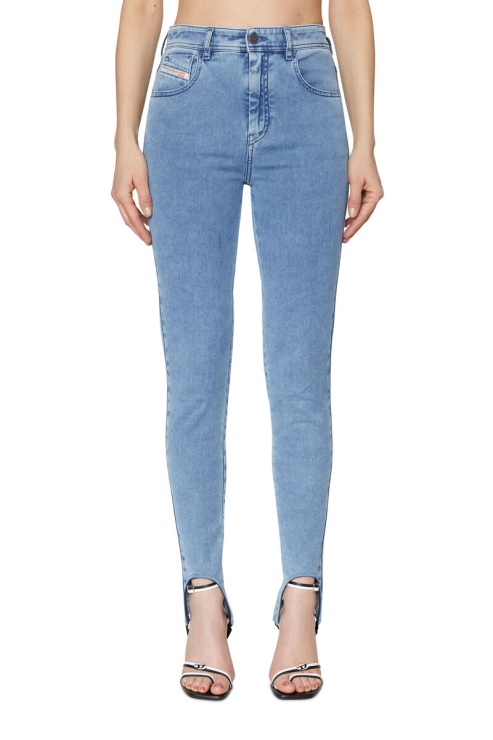 Diesel Slandy Joggjeans 069yn Super Skinny Bleu Clair