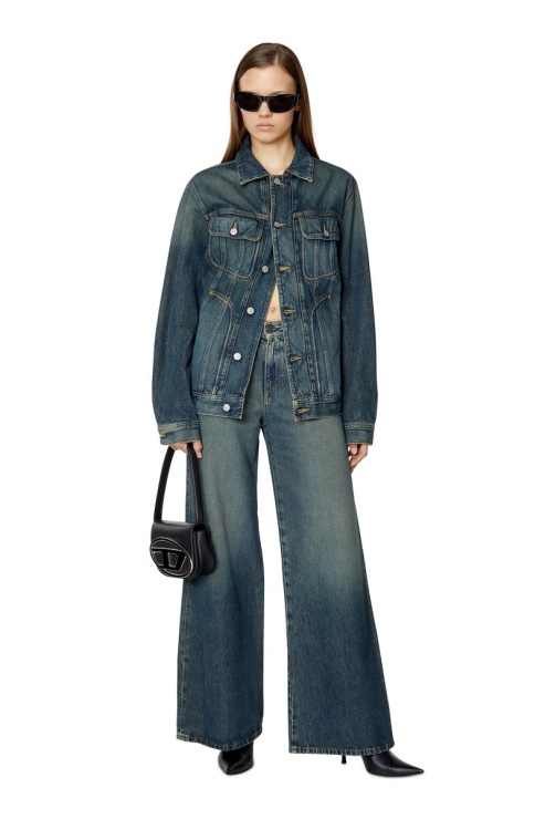 1978 09c04 Jean Bootcut Et Flare Diesel Bleu Foncé