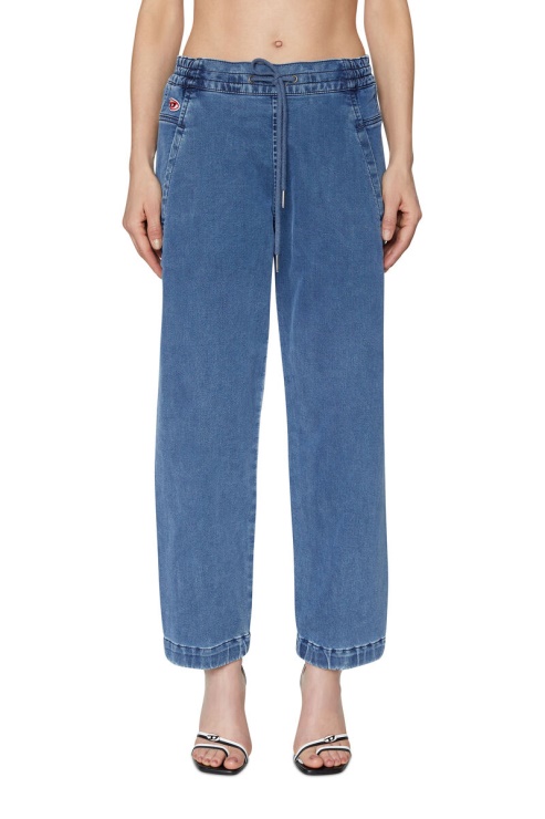 Krailey Joggjeans 069zk Boyfriend Diesel En Bleu Moyen