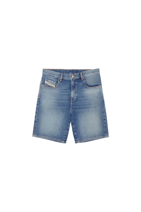 Diesel D-strukt-short Bleu Moyen