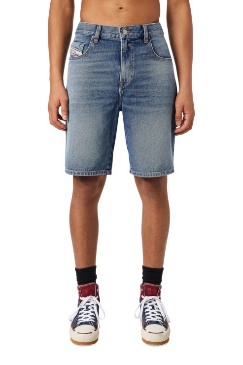 Diesel D-strukt-short Bleu Moyen
