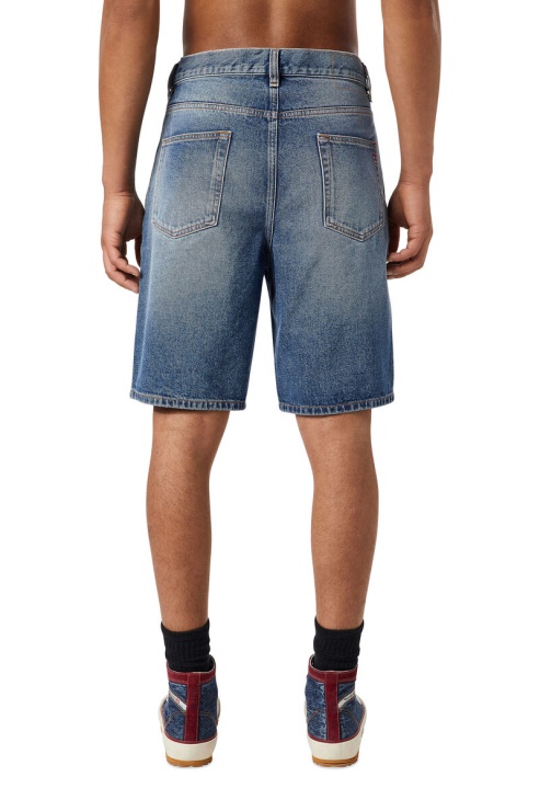 Diesel D-strukt-short Bleu Moyen