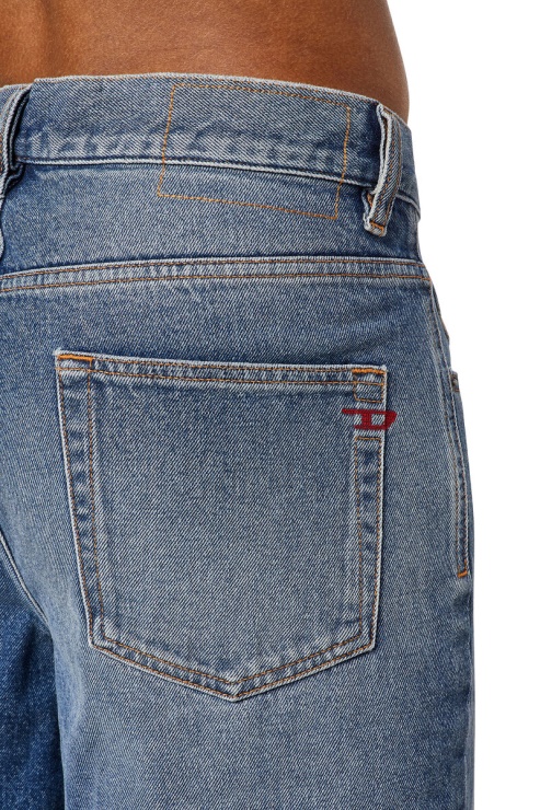 Diesel D-strukt-short Bleu Moyen