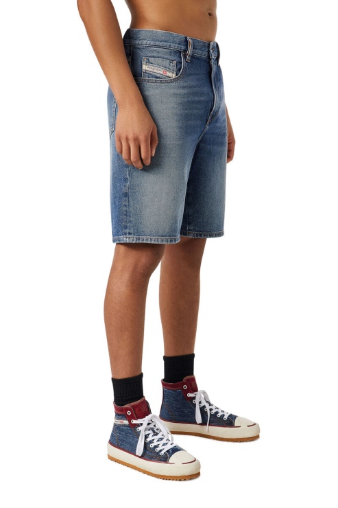 Diesel D-strukt-short Bleu Moyen