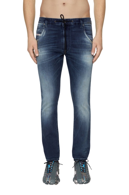 Diesel Krooley Joggjeans 068ck Fuselé Bleu Foncé
