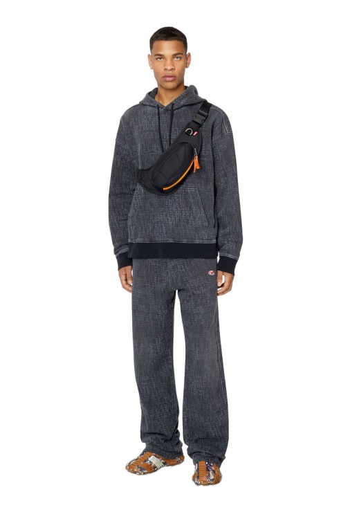 Noir/gris Foncé D-martians Track Denim 09e28 Straight Diesel