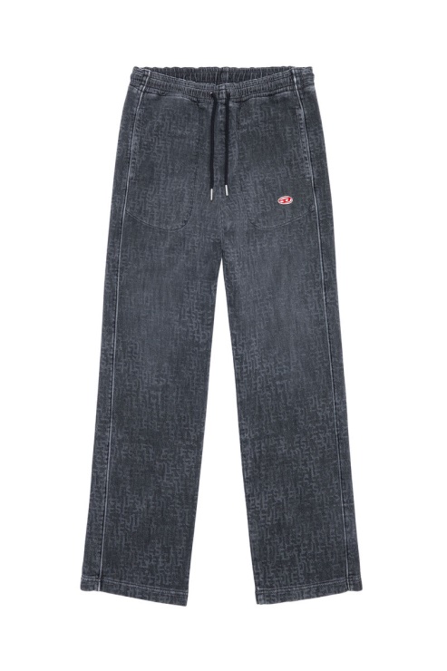 Noir/gris Foncé D-martians Track Denim 09e28 Straight Diesel