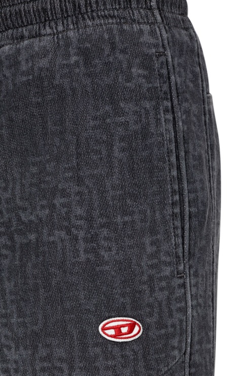 Noir/gris Foncé D-martians Track Denim 09e28 Straight Diesel