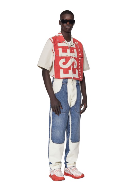 Diesel Droit Bleu/blanc P-5-d 0ncal