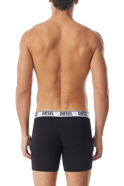 Diesel Umbx-sebastiantwopack Boxer Long Pack De 2 Noir
