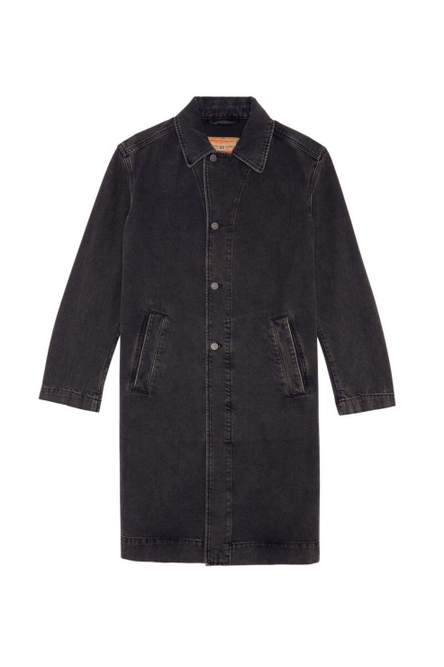 Manteau De Voiture D-roku-long Diesel Noir/gris Foncé