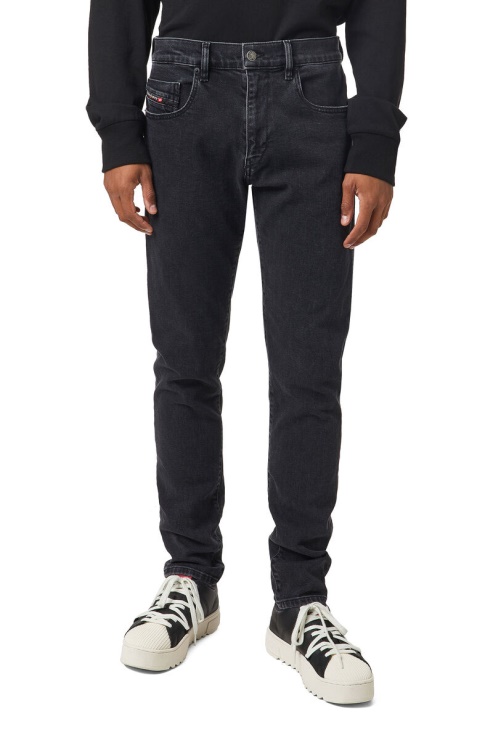 Diesel 2019 D-strukt 09a14 Jean Slim Noir/gris Foncé