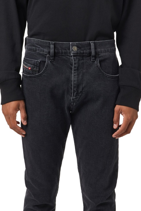 Diesel 2019 D-strukt 09a14 Jean Slim Noir/gris Foncé