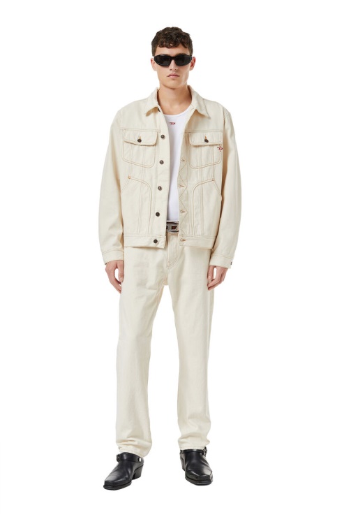 D-riley Veste Camionneur Diesel Blanc