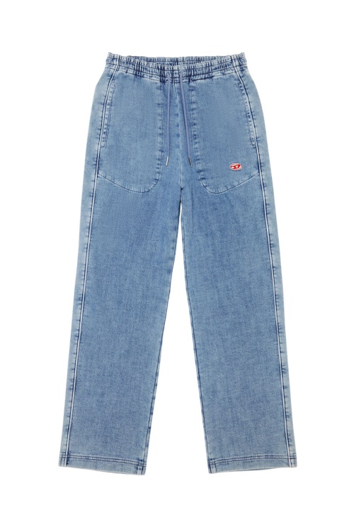 Bleu Clair D-martians Track Denim 09d01 Straight Diesel