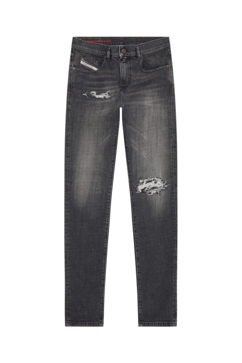 2019 D-strukt 09f07 Jean Slim Diesel Noir/gris Foncé