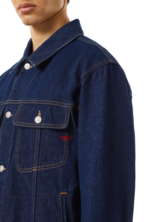 Diesel D-barcy - Veste Camionneur Bleu Foncé