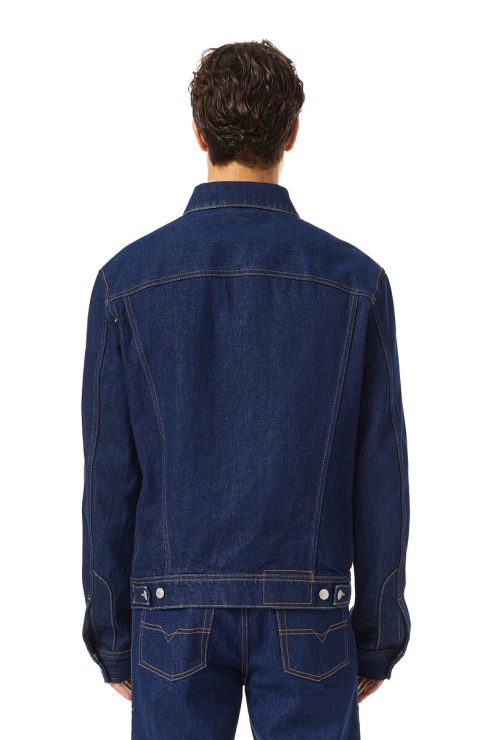 Veste Diesel D-barcy Trucker Bleu Foncé