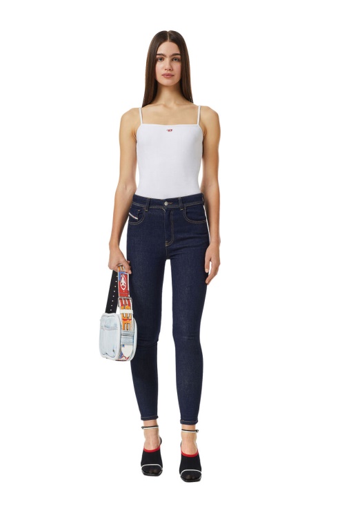 1984 Slandy-high Z9c18 Jean Super Skinny Diesel Bleu Foncé