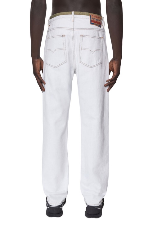 Diesel 2020 D-viker 007b1 Jean Droit Blanc