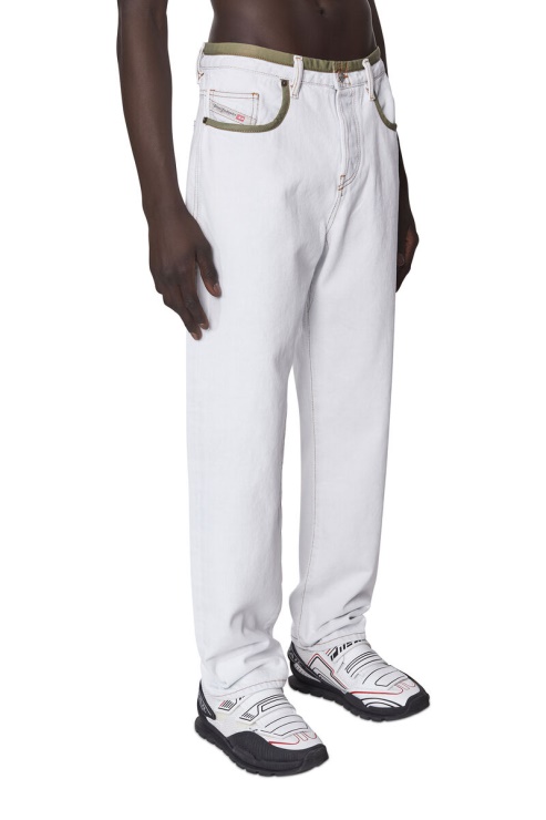 Diesel 2020 D-viker 007b1 Jean Droit Blanc