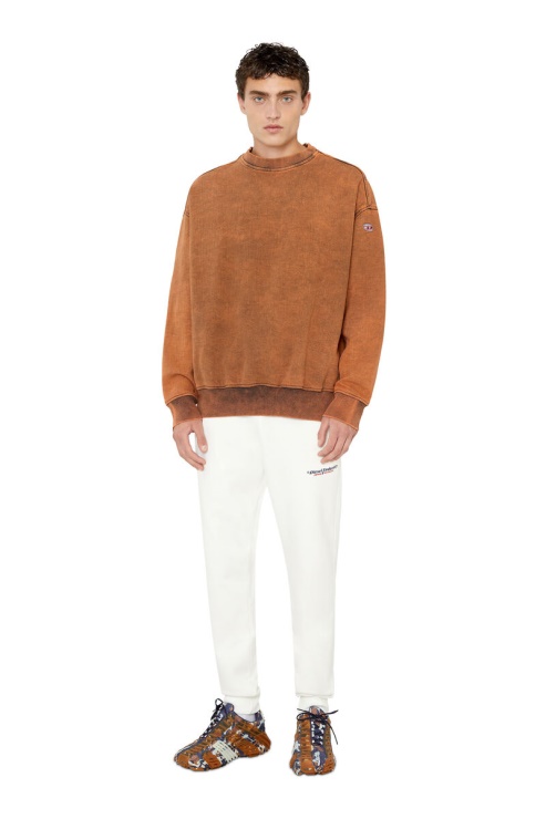 Diesel Sweat D-krib Track Denim Orange