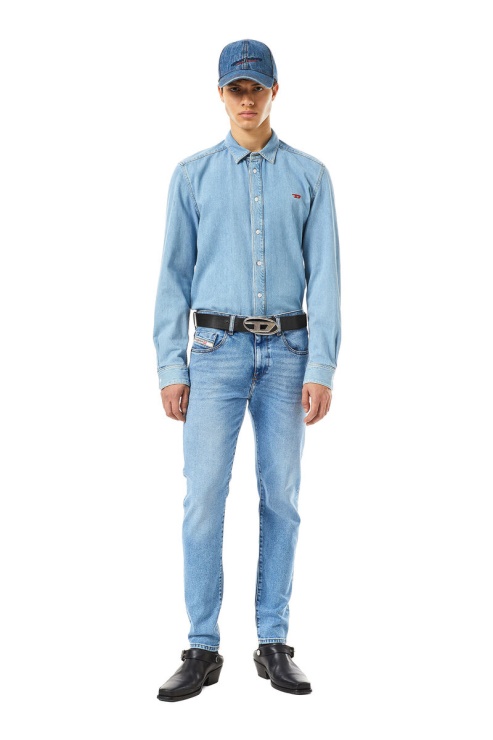 Diesel 2019 D-strukt 09b92 Jean Slim Bleu Clair