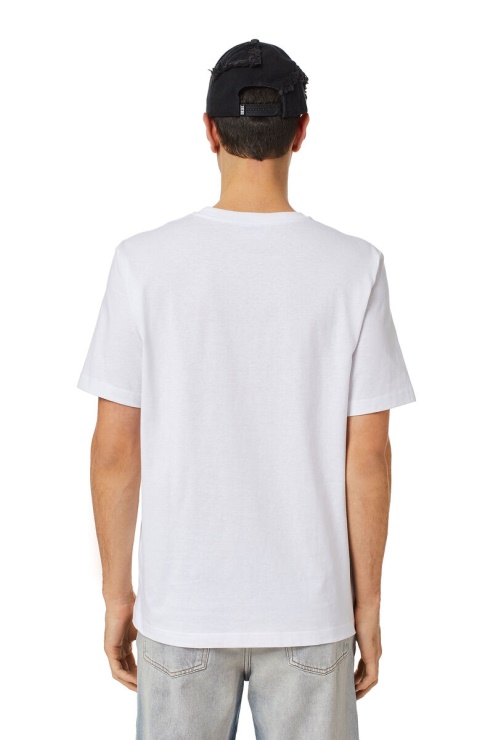 Diesel Fashion T-just-bigoval Blanc