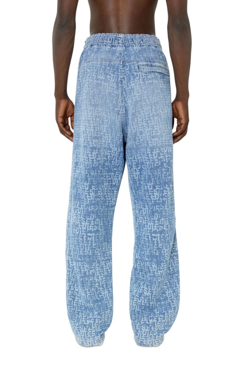 Bleu Clair D-martians Track Denim 09e27 Straight Diesel