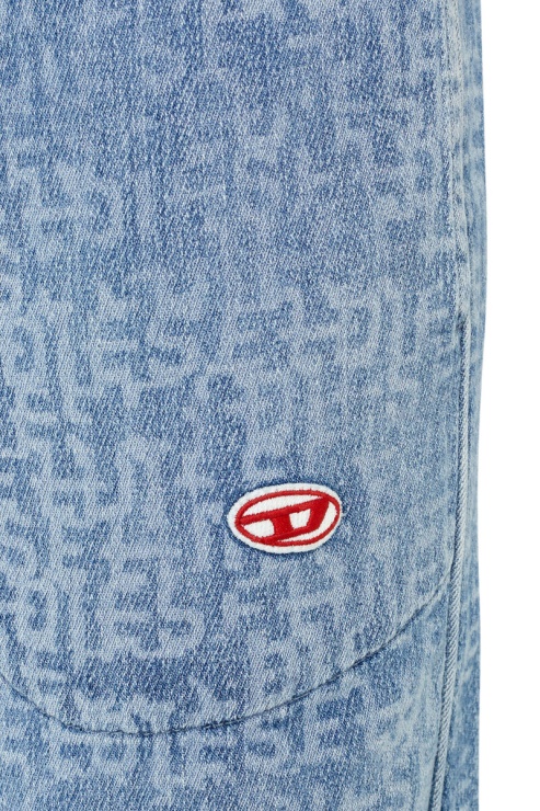 Bleu Clair D-martians Track Denim 09e27 Straight Diesel