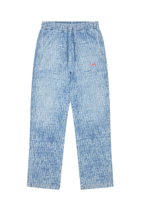 Diesel Bleu Clair Fashion D-martians Track Denim 09e27 Straight