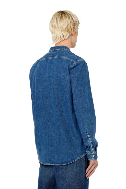 Chemise Diesel D-simply Basic Bleu Foncé