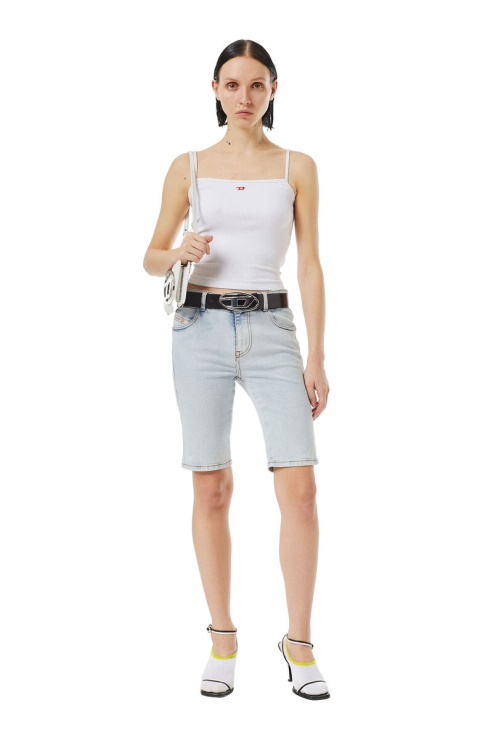 Pantalon Cycliste Diesel De-ginny Bleu Clair