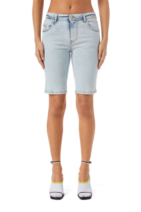 Pantalon Cycliste Bleu Clair De-ginny Diesel