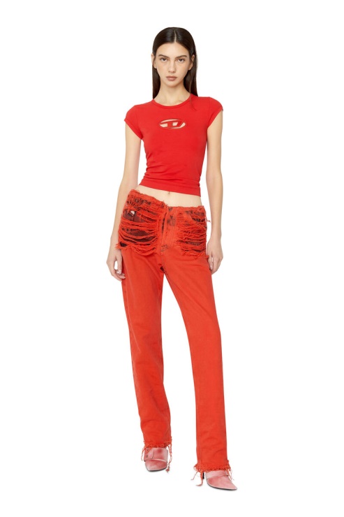 Diesel T-angie Rouge Cerise