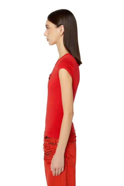 Diesel T-angie Rouge Cerise