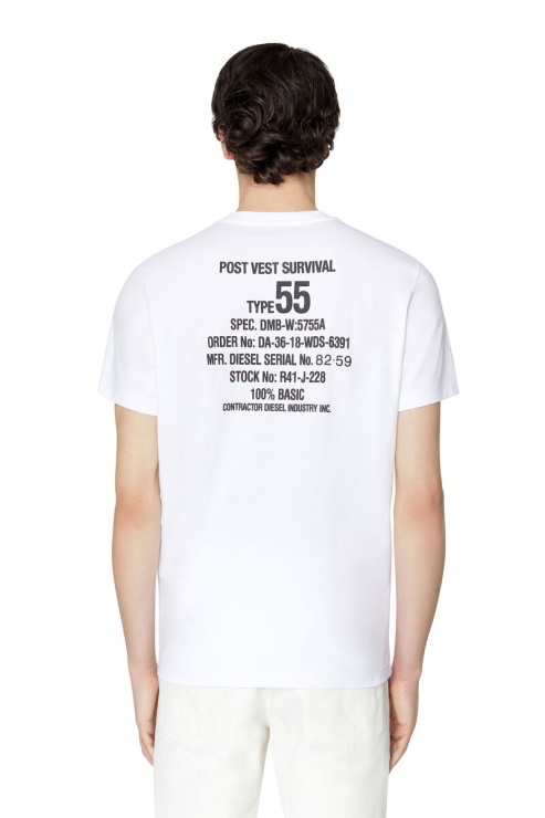 Diesel Blanc T-diegor-k51