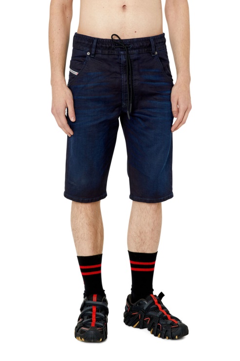 Diesel D-krooshort-z Jean De Jogging Bleu Foncé