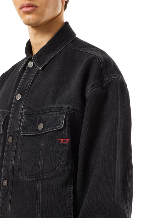 D-lillo Veste Camionneur Diesel Noir/gris Foncé