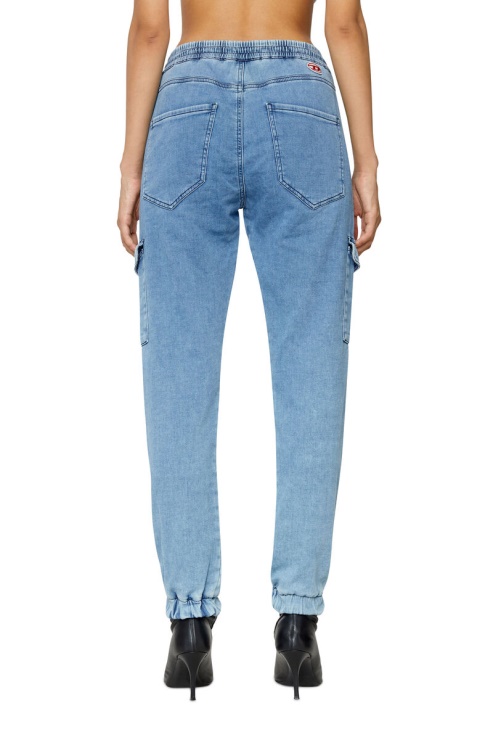 Diesel D-ursy Track Denim 069zr Slim En Bleu Clair