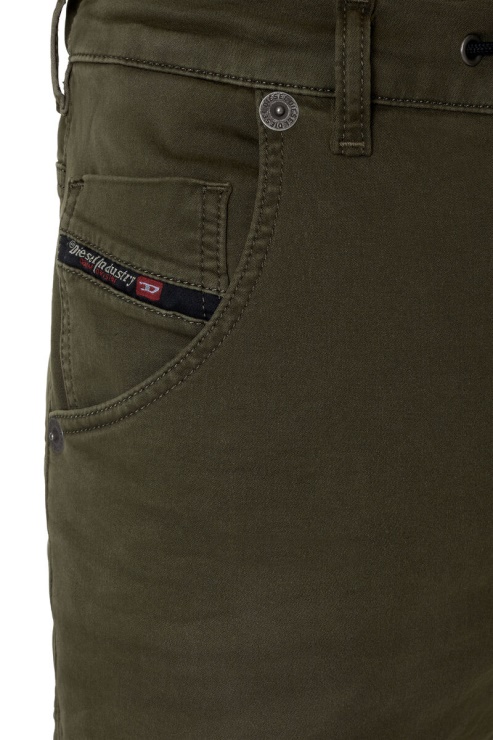 Diesel Krooley Joggjeans 0670m Fuselé Vert Militaire