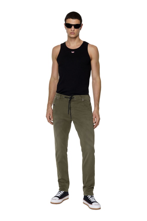 Krooley Joggjeans 0670m Tapered Diesel Vert Militaire