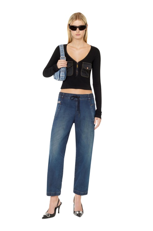 Krailey Joggjeans 068bc Boyfriend Diesel Bleu Foncé