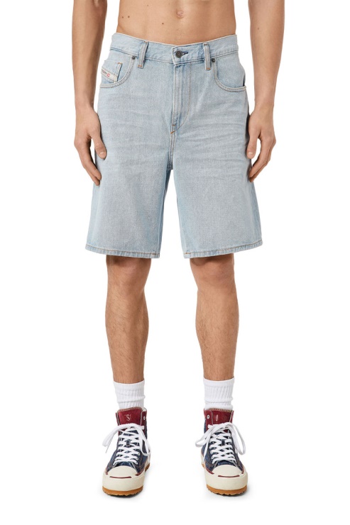 Diesel D-strukt-short Bleu Clair