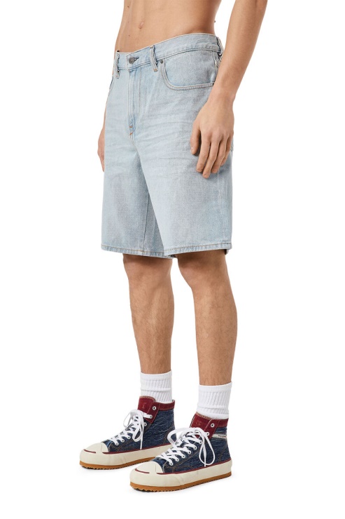 Diesel D-strukt-short Bleu Clair