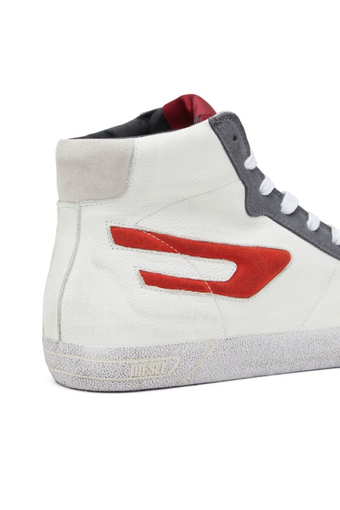 Diesel S-leroji Mid Blanc/rouge