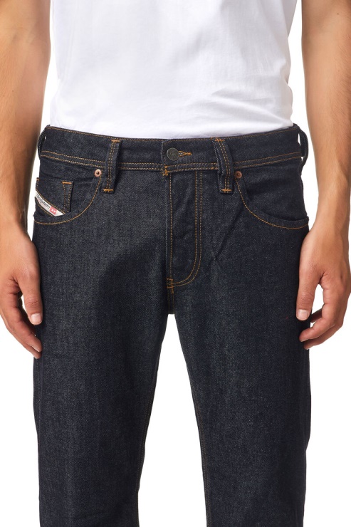 Diesel Larkee 009hf Jean Droit Bleu Foncé