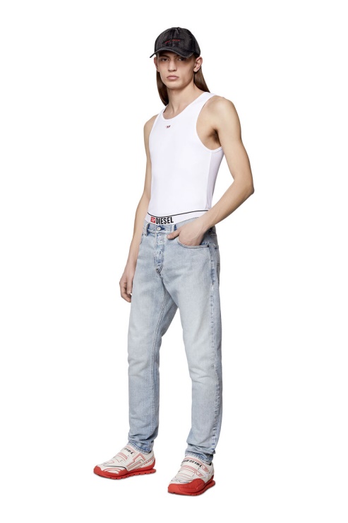 Diesel 1995 09c14 Jean Droit Bleu Clair