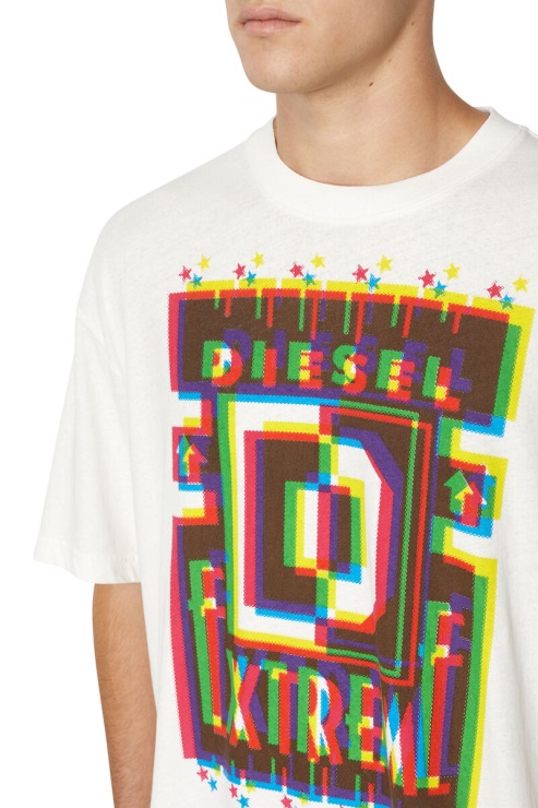 Diesel T-wash-e2 En Blanc