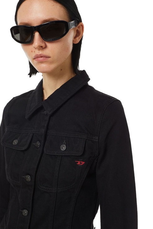 Diesel Veste De Camionneur De-slimmy En Noir/gris Foncé